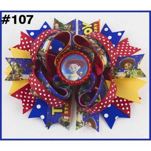 5.5inch character  inspired hair bows 101-150 