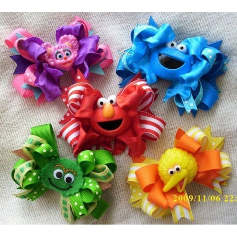 Abby Cadabby hair bows inspired Hair Bows Abby Cadabby hair bows inspired Hair Bows