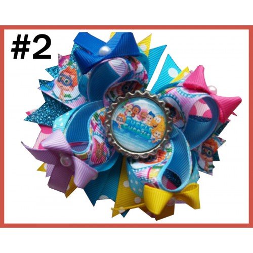 Bubble Guppies  hair bows  inspired  Hair Bows
