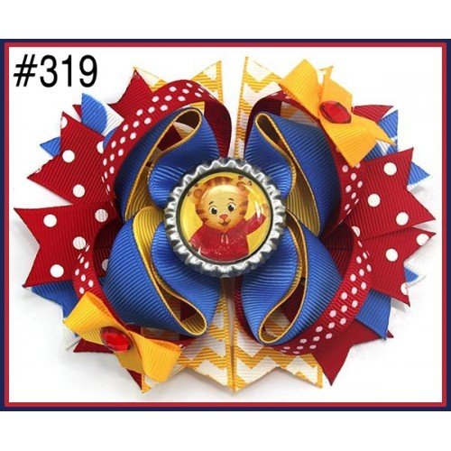 Daniel Tiger's Neighborhood hair bows