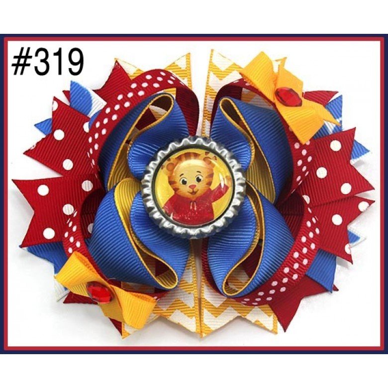 Daniel Tiger's Neighborhood hair bows Daniel Tiger's Neighborhood hair bows