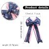Equestrian Hair Bows Riding Horse Show Long Streamer Hair Bows Clip for Girls Ponytail Kids Hair Bow Accessories