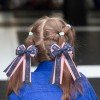 Equestrian Hair Bows Riding Horse Show Long Streamer Hair Bows Clip for Girls Ponytail Kids Hair Bow Accessories