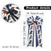 2pcs/pair Equestrian Hair Bows  Horse Show Bows Sport Long Streamer Hair Clip 