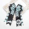 Equestrian Show Bows Monogrammed Equestrian Horse Show Competition Bows Clips Plaid Equestrian Horse Show Bows for Girls