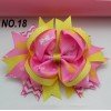 character   Stacked Print Boutique Hair Bows ，stacked hair bows ，Girls Hair Accessories 1-50