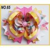 character   Stacked Print Boutique Hair Bows ，stacked hair bows ，Girls Hair Accessories 1-50
