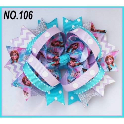 character Stacked Print Boutique Hair Bows ,stacked hair bows ,Girls Hair Accessories 101-150 character Stacked Print Boutique Hair Bows ,stacked hair bows ,Girls Hair Accessories 101-150