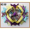 character Stacked Print Boutique Hair Bows ，stacked hair bows ，Girls Hair Accessories 151-180
