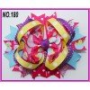 character Stacked Print Boutique Hair Bows ，stacked hair bows ，Girls Hair Accessories 151-180