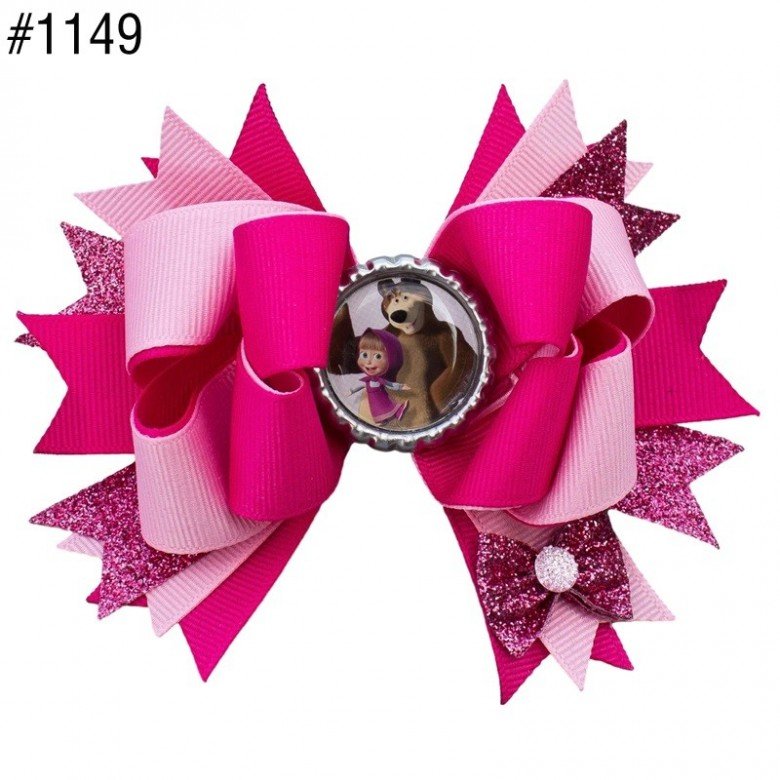 Masha and the Bear Hair Clips Masha and the Bear Hair Clips