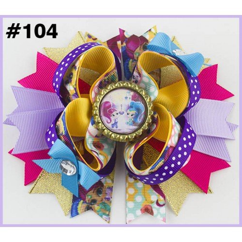 Shimmer and Shine hair bows 