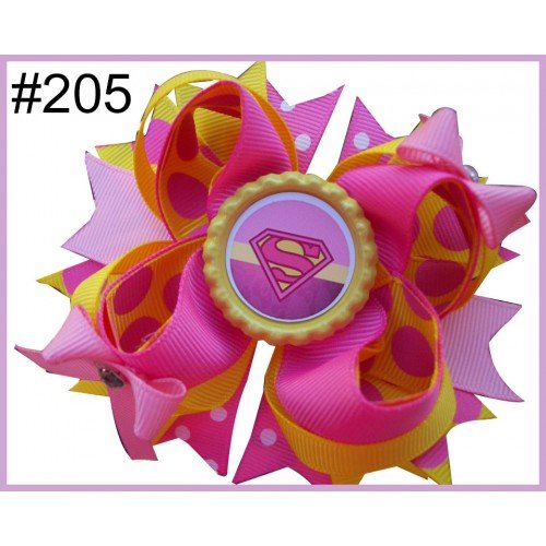 Super Hero Hair Bows