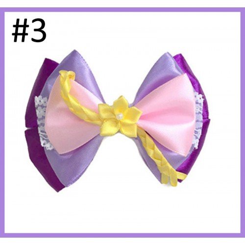 disney  frozen Elsa and anna  inspired hair bow  character girl hair accessories