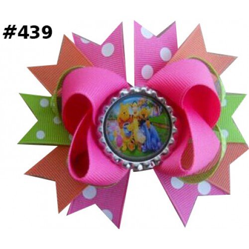Winnie the Pooh hair bows,Disney Hair Accessories