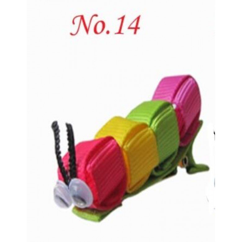 Caterpillar Sculpture hair bows style boutique Caterpillar Sculpture hair bows style boutique