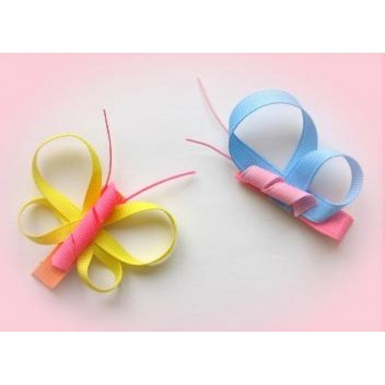 spring butterfly Sculpture hair bows style boutique spring butterfly Sculpture hair bows style boutique