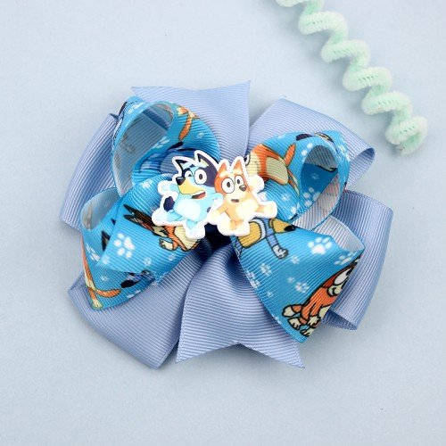 bluey  character inspired hair bows