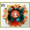 Disney Brave Hair Bows  cartoon inspired Princess Hair Bow