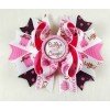 Cowgirl Hair Bows Brown and pink Ribbon Western Hair Bow Cowgirl Hair Bows Brown and pink Ribbon Western Hair Bow