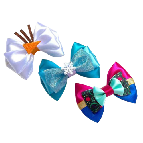 disney  frozen Elsa and anna  inspired hair bow  character girl hair accessories