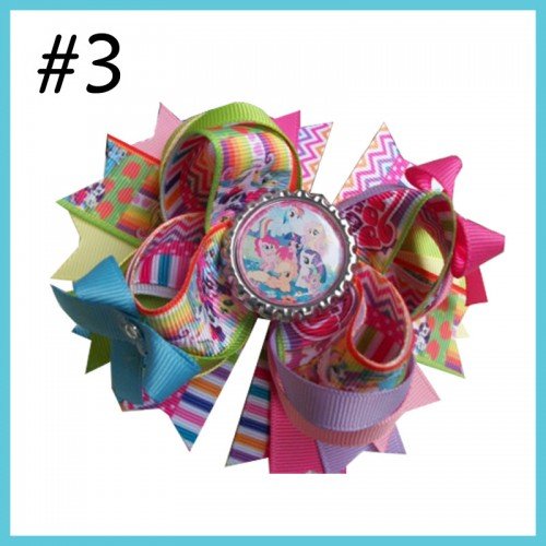 my little pony  boutique inspired hair bows unicorn  Pony Horse hair clips