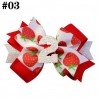 strawberry hair bows girl hair bows