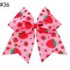 strawberry hair bows girl hair bows
