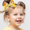 Spring Floral Bow Hair Clip Summer Fruits Pineapple Watermelon  Bows 