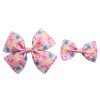 Spring Floral Bow Hair Clip Summer Fruits Pineapple Watermelon  Bows 