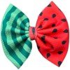 sweet summer watermelon hair bows