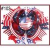4th of july hair bows 