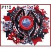 4th of july hair bows 