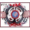 4th of july hair bows 