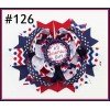 4th of july Hair clips
