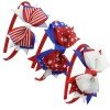 4'' USA Flag headbands for kids Children Hair Bow Girls Striped Hair Accessories with Stars 4th of July headbands 4'' USA Flag headbands for kids Children Hair Bow Girls Striped Hair Accessories with Stars 4th of July headbands