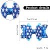 3.5inch 4th of July Patriotic Hair Bows Clip Independence Day Festival Glitter Leather Hair Clip Kids Girls Hair Accessories