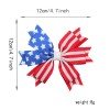 4th of July Big Multi Layered Hair Bow for Girls Toddler Patriotic Boutique Star Hair Bow Independence Day Hair Accessories