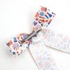 4th of July Patriotic Hair Bow Clips Independence Day Long Tail Sailor Bows for Baby Fourth of July Hair Bow Accessories