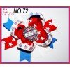 4th of july hair bows