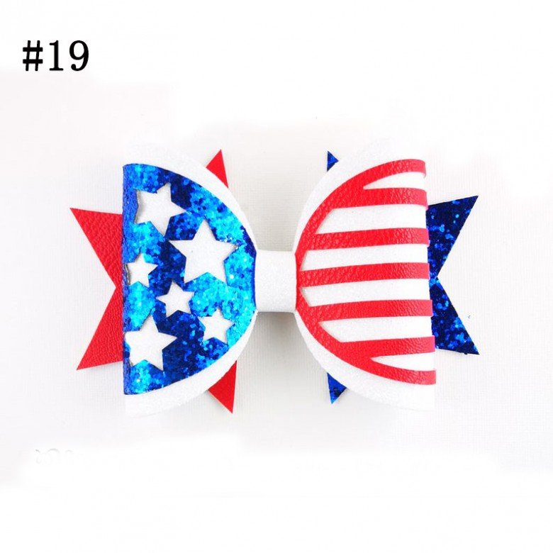 cute baby girls 4th of July glitter hair bows America Independence Day hair bow cute baby girls 4th of July glitter hair bows America Independence Day hair bow