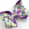  4.1inch Mardi Gras Girls Hair Clip