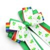 Best Quality St Patrick's Day Shamrock Horse Show Lucky Clover Hair Clips for Girls Kids Long Streamer Hair Accessories