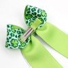 St.Patrick's Day Shamrock Lucky Clover Cheer Bow