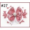 School Gingham Hair Bow ,back to school plaid hair bows