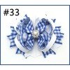 School Gingham Hair Bow ,back to school plaid hair bows