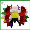 5'' apple DOT Hair Bows For Children Back To School Hair Clips Cartoon Girls Headwer Hair Accessories