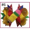 5'' apple DOT Hair Bows For Children Back To School Hair Clips Cartoon Girls Headwer Hair Accessories