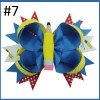 5'' apple DOT Hair Bows For Children Back To School Hair Clips Cartoon Girls Headwer Hair Accessories