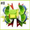 5'' apple DOT Hair Bows For Children Back To School Hair Clips Cartoon Girls Headwer Hair Accessories